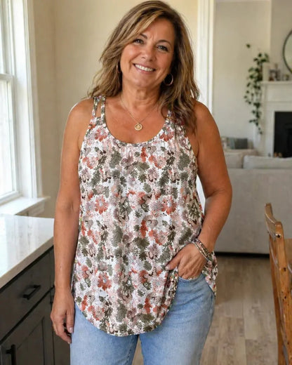 Women’s Peplum Tank Tops Sleeveless V-Neck Stretchy Summer Babydoll Tops