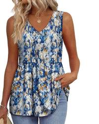 Blue Yellow Floral