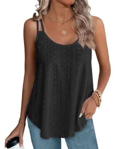 Women’s Peplum Tank Tops Sleeveless V-Neck Stretchy Summer Babydoll Tops