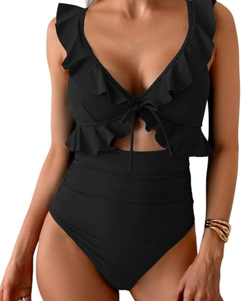 Confidence-Boosting V-Neck Swimsuit