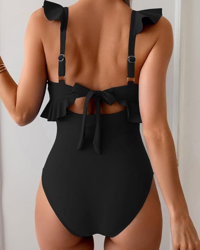 Confidence-Boosting V-Neck Swimsuit
