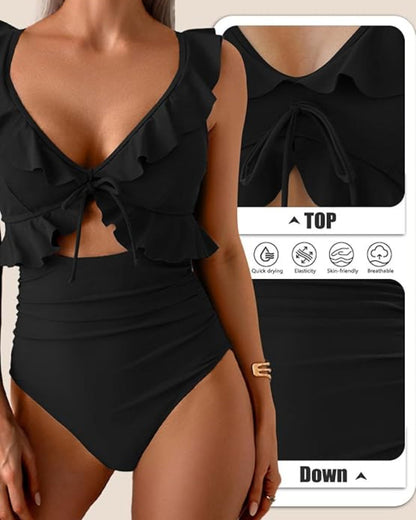 Confidence-Boosting V-Neck Swimsuit