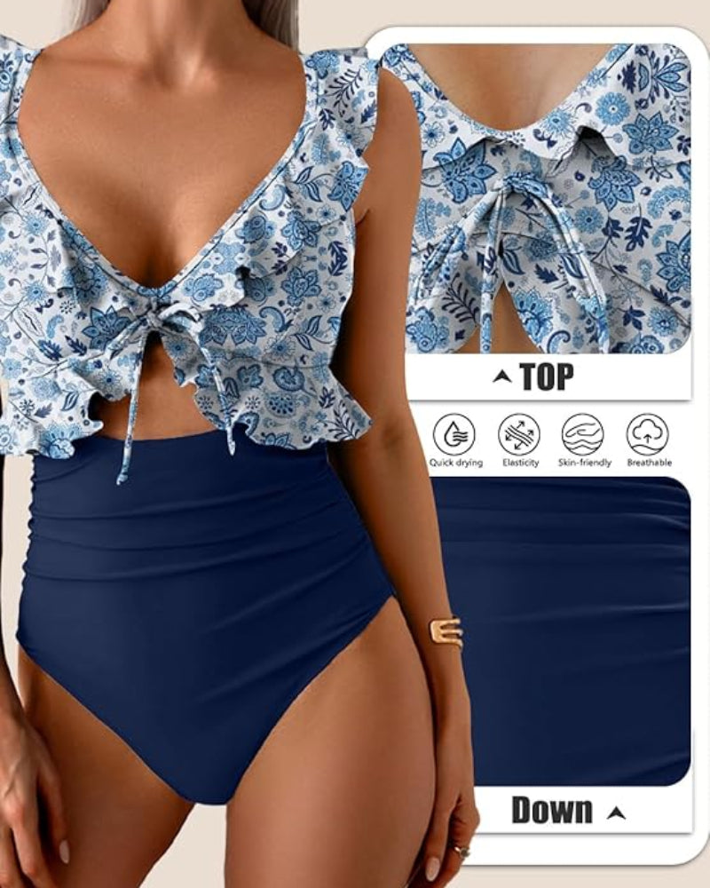 Confidence-Boosting V-Neck Swimsuit