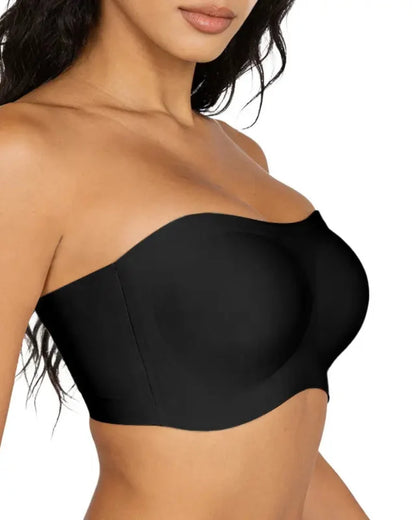 Strapless Jelly Wireless Padded Bra, Non-Slip Seamless Comfort