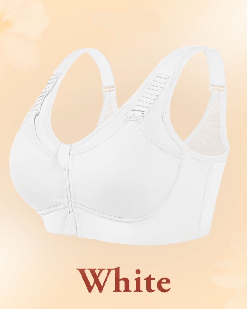 Front-Zip Bra for Maximum Lift and Bounce Control