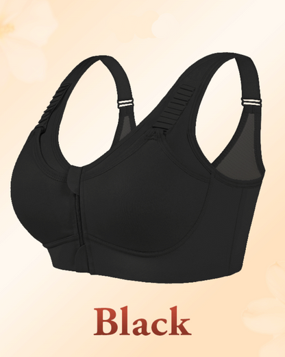 Front-Zip Bra for Maximum Lift and Bounce Control