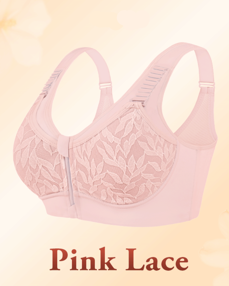 Front-Zip Bra for Maximum Lift and Bounce Control