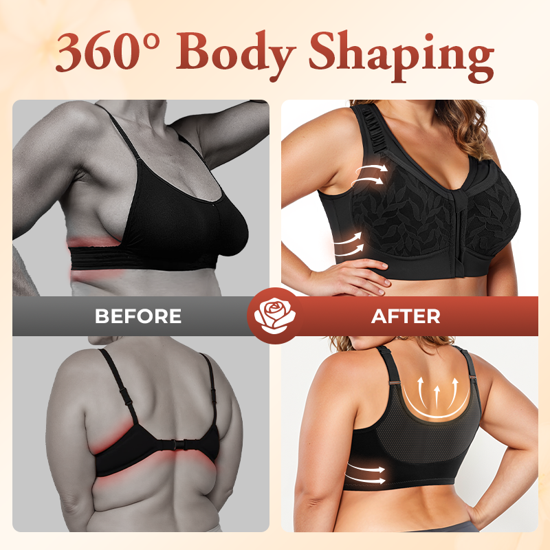 Front-Zip Bra for Maximum Lift and Bounce Control