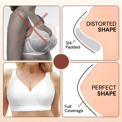 Easy-Wear Front Wrap Comfort Bra