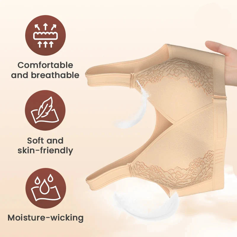 Easy-Wear Front Wrap Comfort Bra