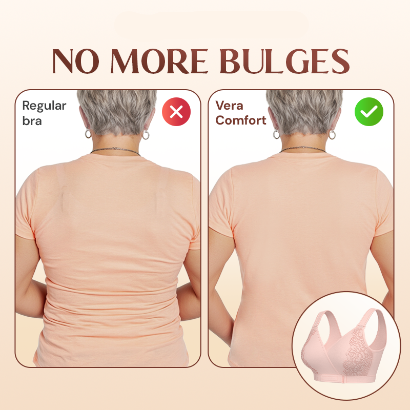 Easy-Wear Front Wrap Comfort Bra