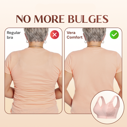 Easy-Wear Front Wrap Comfort Bra
