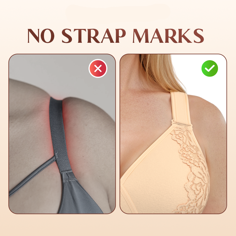 Easy-Wear Front Wrap Comfort Bra