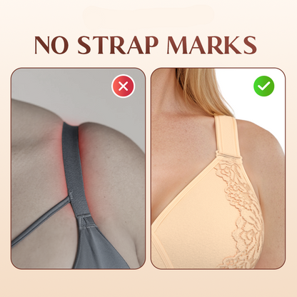 Easy-Wear Front Wrap Comfort Bra