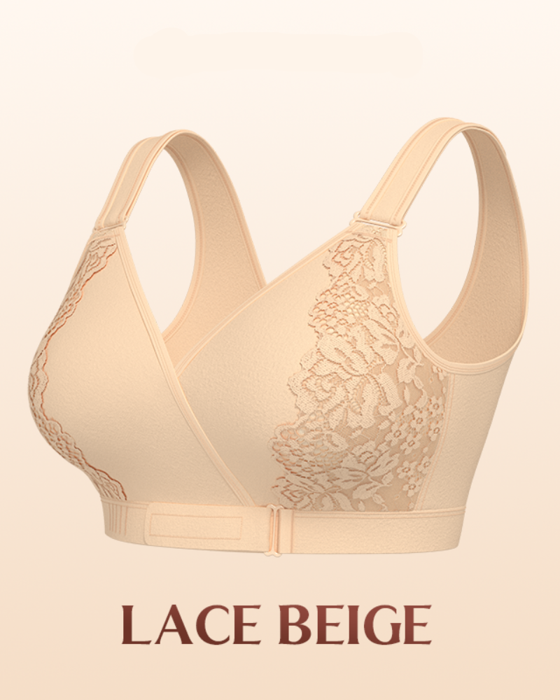 Easy-Wear Front Wrap Comfort Bra