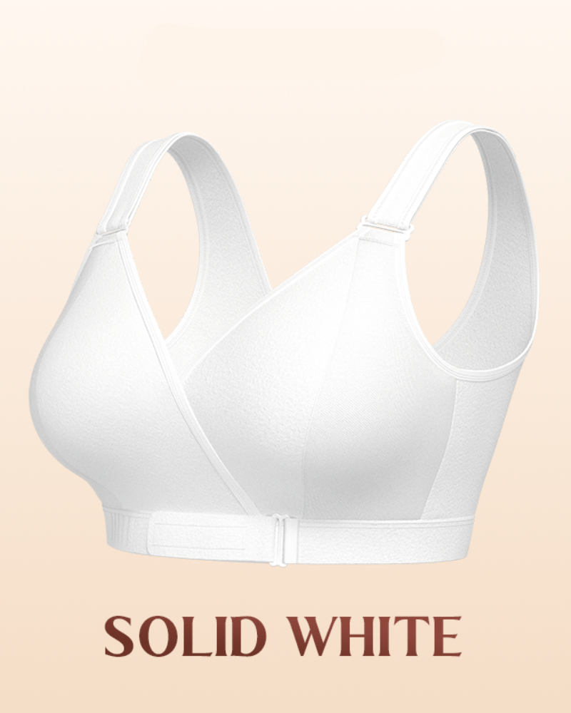 Easy-Wear Front Wrap Comfort Bra