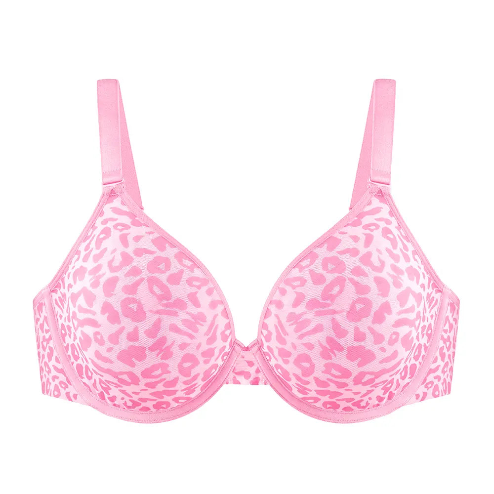 Air Light Plus Size Mesh Underwire Minimizer Bra