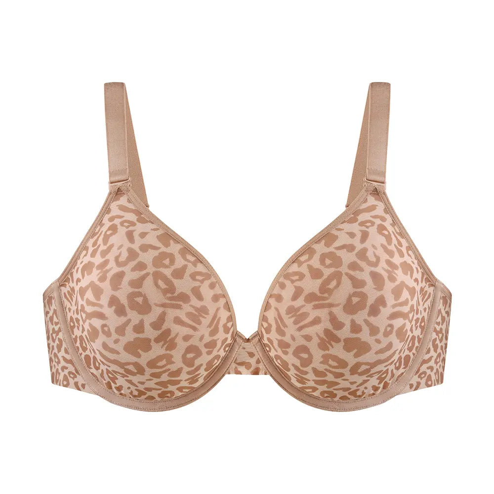 Air Light Plus Size Mesh Underwire Minimizer Bra