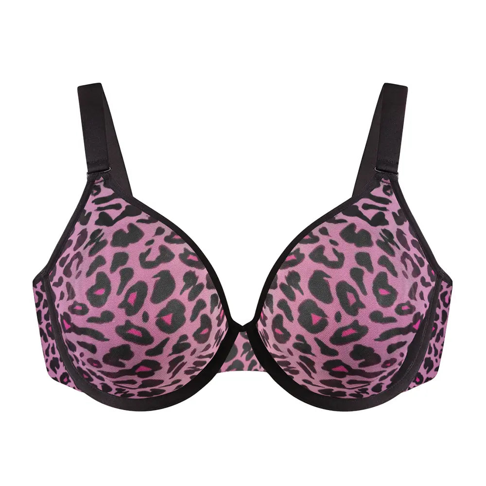 Air Light Plus Size Mesh Underwire Minimizer Bra