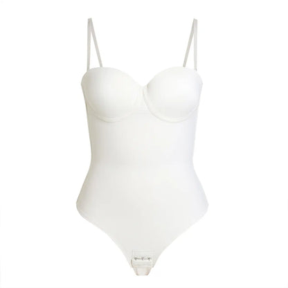 Seamless Lace-Up Bodysuit for Effortless Curves