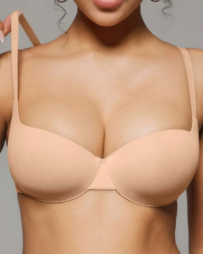 Seam-Free Push-Up T-Shirt Bra