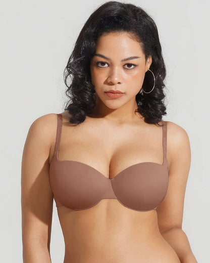 Seam-Free Push-Up T-Shirt Bra
