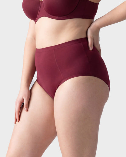 High-Waist Cotton Support Briefs for Women (4 Pack)