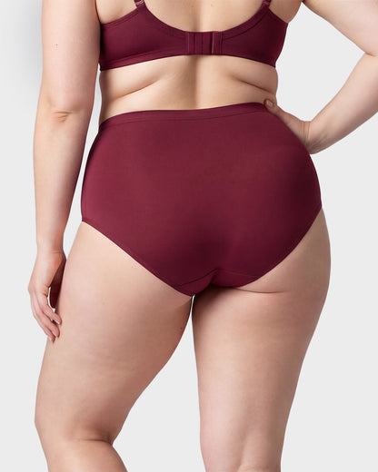 High-Waist Cotton Support Briefs for Women (4 Pack)