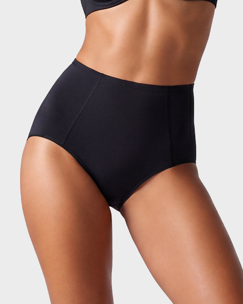 High-Waist Cotton Support Briefs for Women (4 Pack)