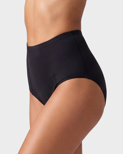 High-Waist Cotton Support Briefs for Women (4 Pack)