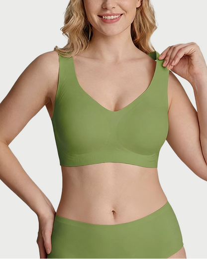Lifting Wire-Free Antibacterial Jelly Bra