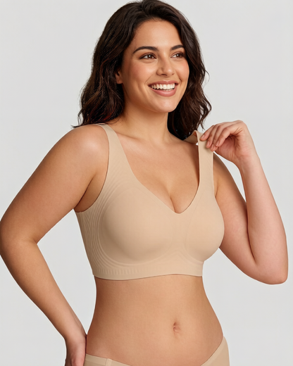 Lifting Wire-Free Antibacterial Jelly Bra