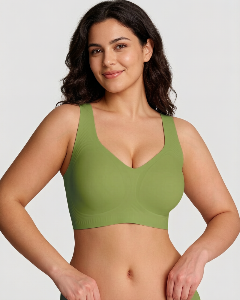 Lifting Wire-Free Antibacterial Jelly Bra