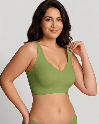 Lifting Wire-Free Antibacterial Jelly Bra