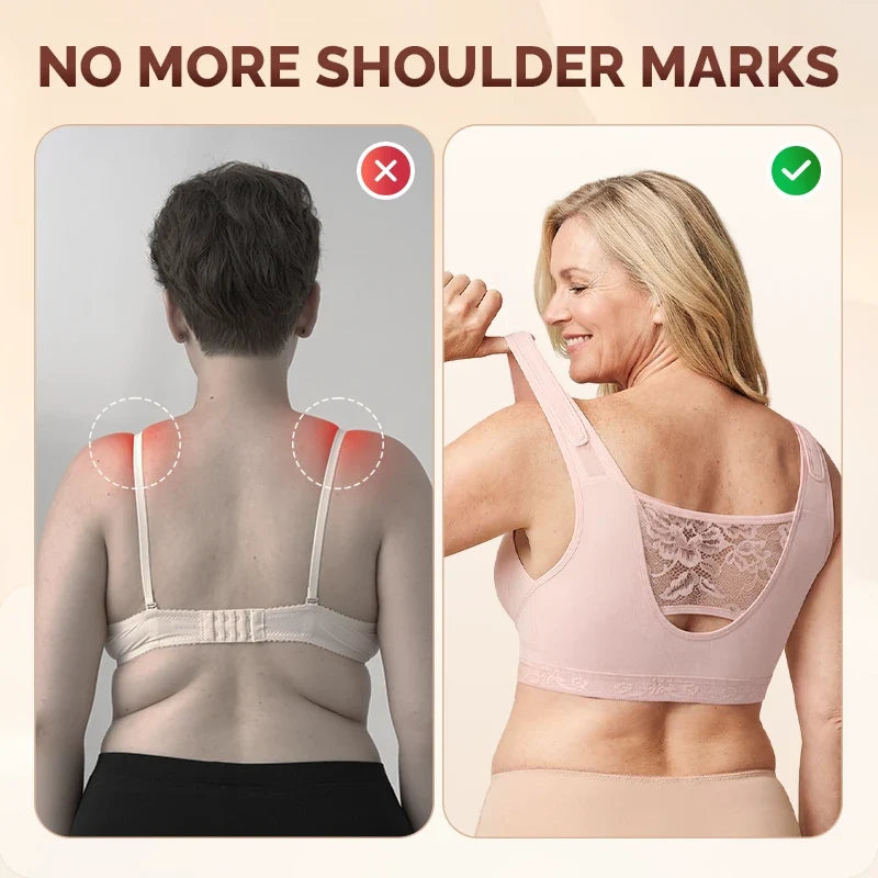Comfortable Full Support Bra for Mature Women