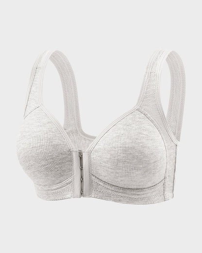 Front Closure Wireless Support Bra – Easy-On Design, Lift & All-Day Comfort
