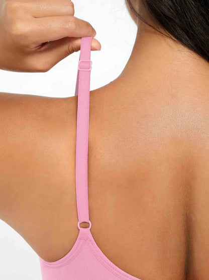 Seamless Covered Bust Jumpsuit Thong Bodysuit Fit