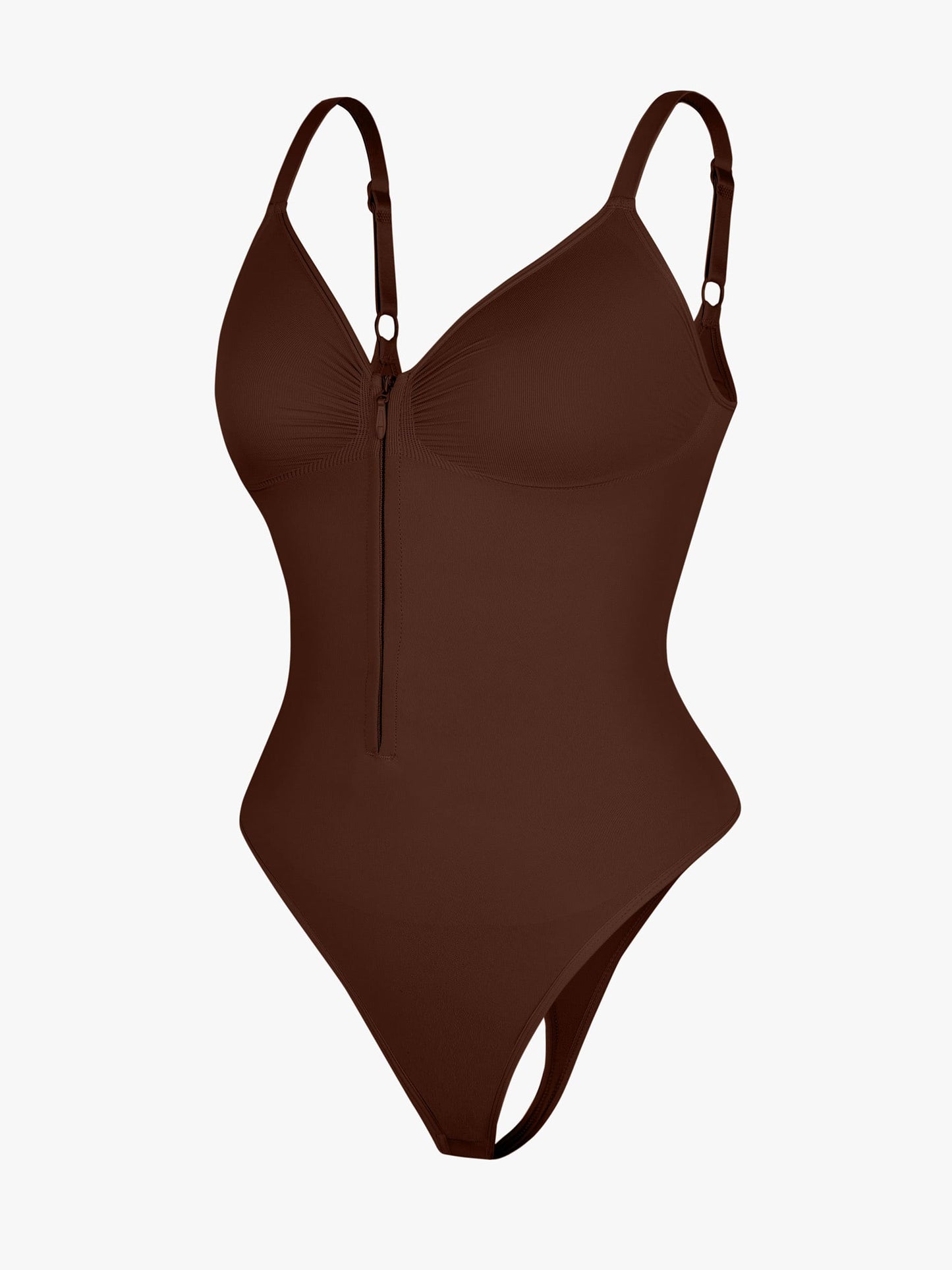 Shapecurve Tummy Control Seamless Zipper Shaping Bodysuit
