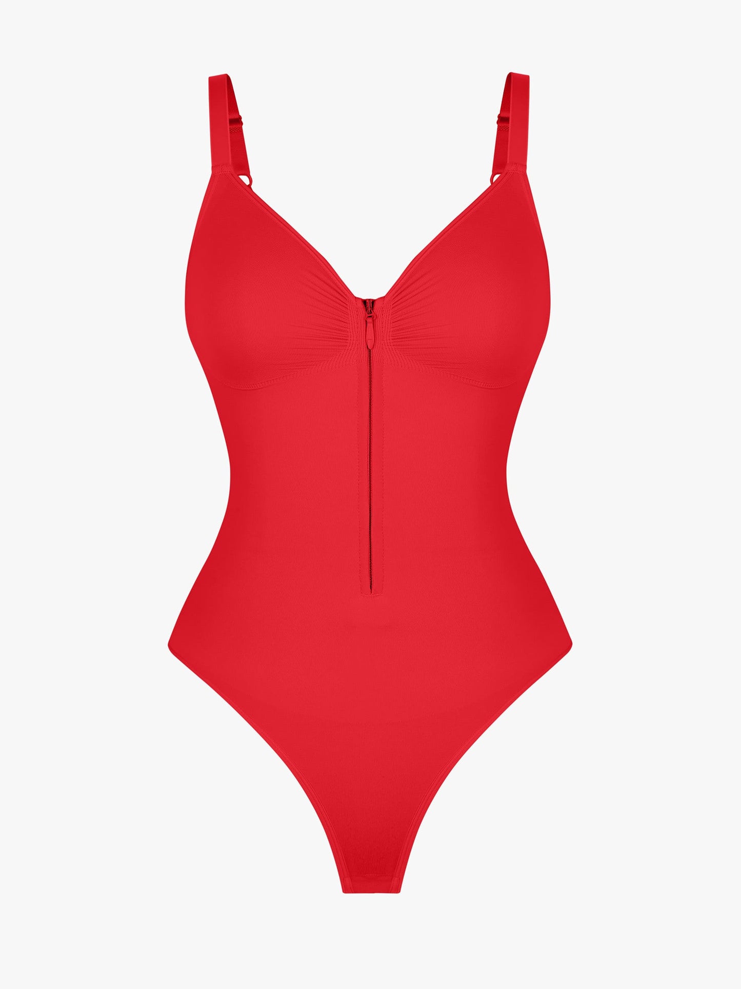 Shapecurve Tummy Control Seamless Zipper Shaping Bodysuit