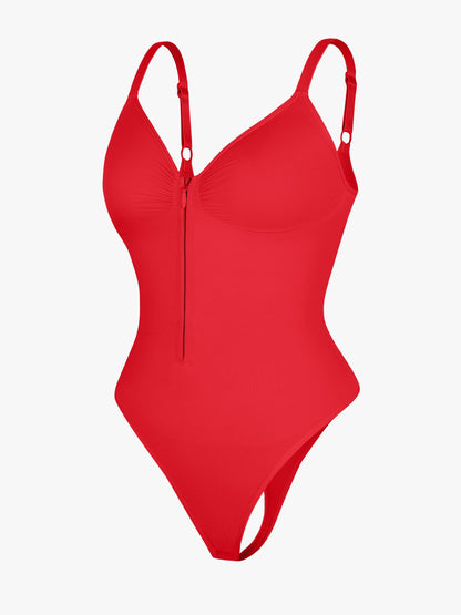 Shapecurve Tummy Control Seamless Zipper Shaping Bodysuit