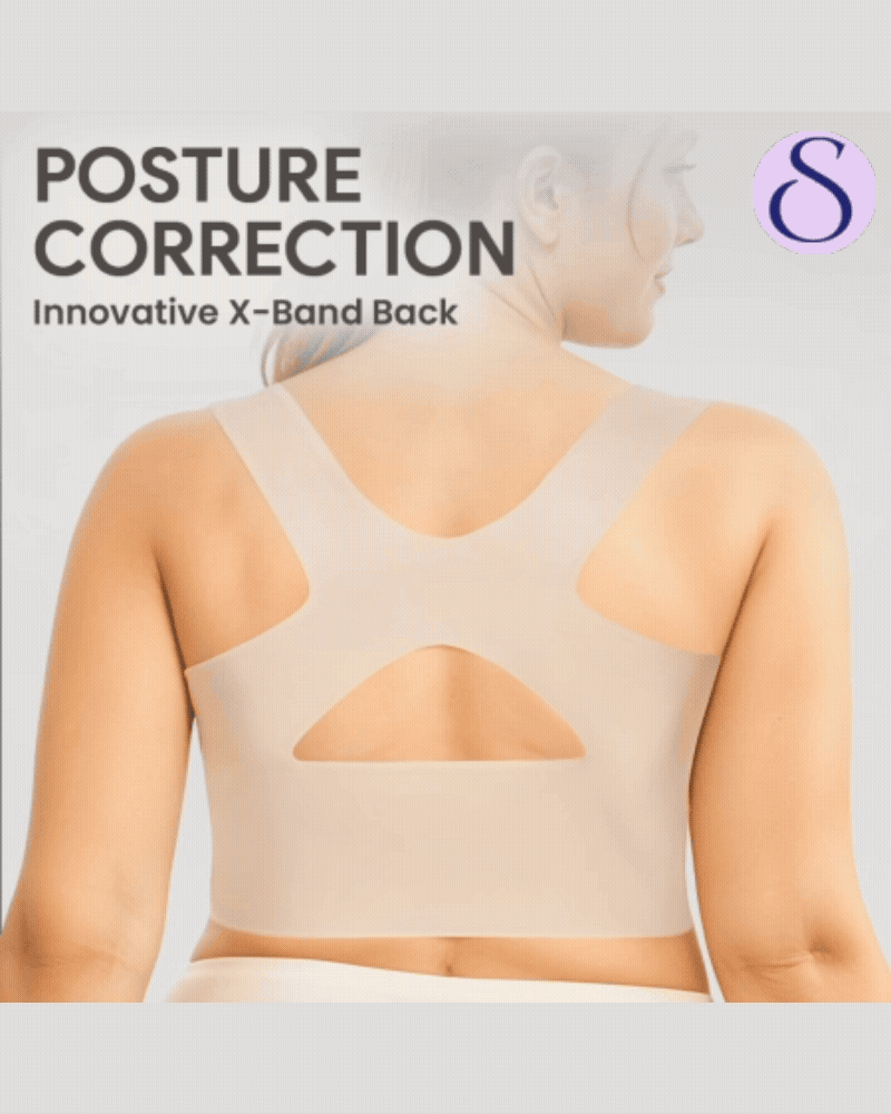 X-Back Wireless Posture Support Bra