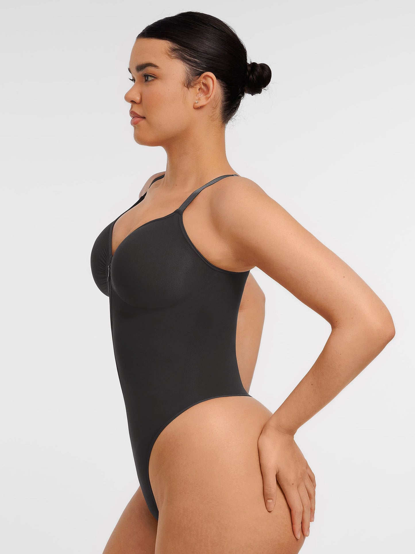 Shapecurve Tummy Control Seamless Zipper Shaping Bodysuit