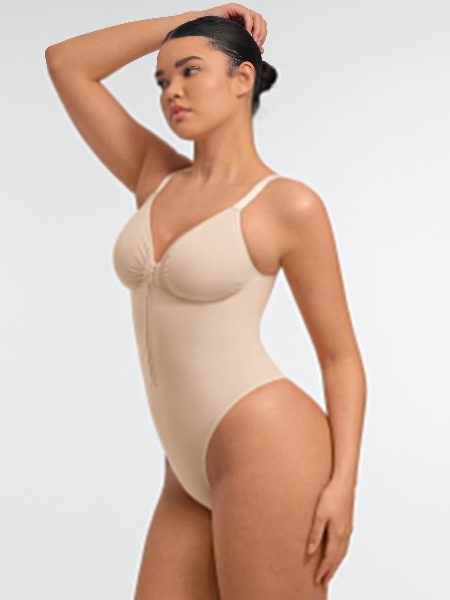 Shapecurve Tummy Control Seamless Zipper Shaping Bodysuit