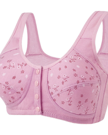 Front Closure Wireless Bras for Women