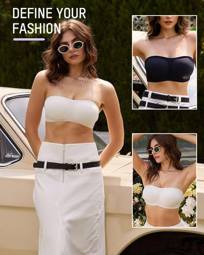 Seamless Strapless Bandeau Bra