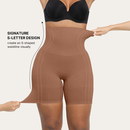Shapewear Sculpting Shorts for Women Seamless High Waisted Body Shaper Thigh Slimming Underwear