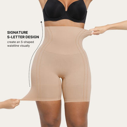Shapewear Sculpting Shorts for Women Seamless High Waisted Body Shaper Thigh Slimming Underwear