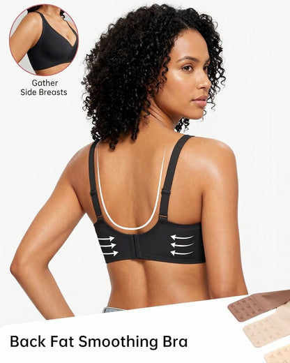 Deep V Seamless Wireless Push Up Bras for Women