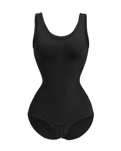 Women Seamless Round Neck Tummy Control Bodysuit