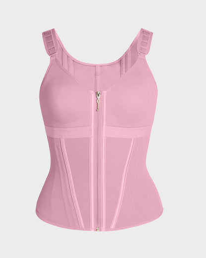 Double Layer Tummy Control Shaper with Bra